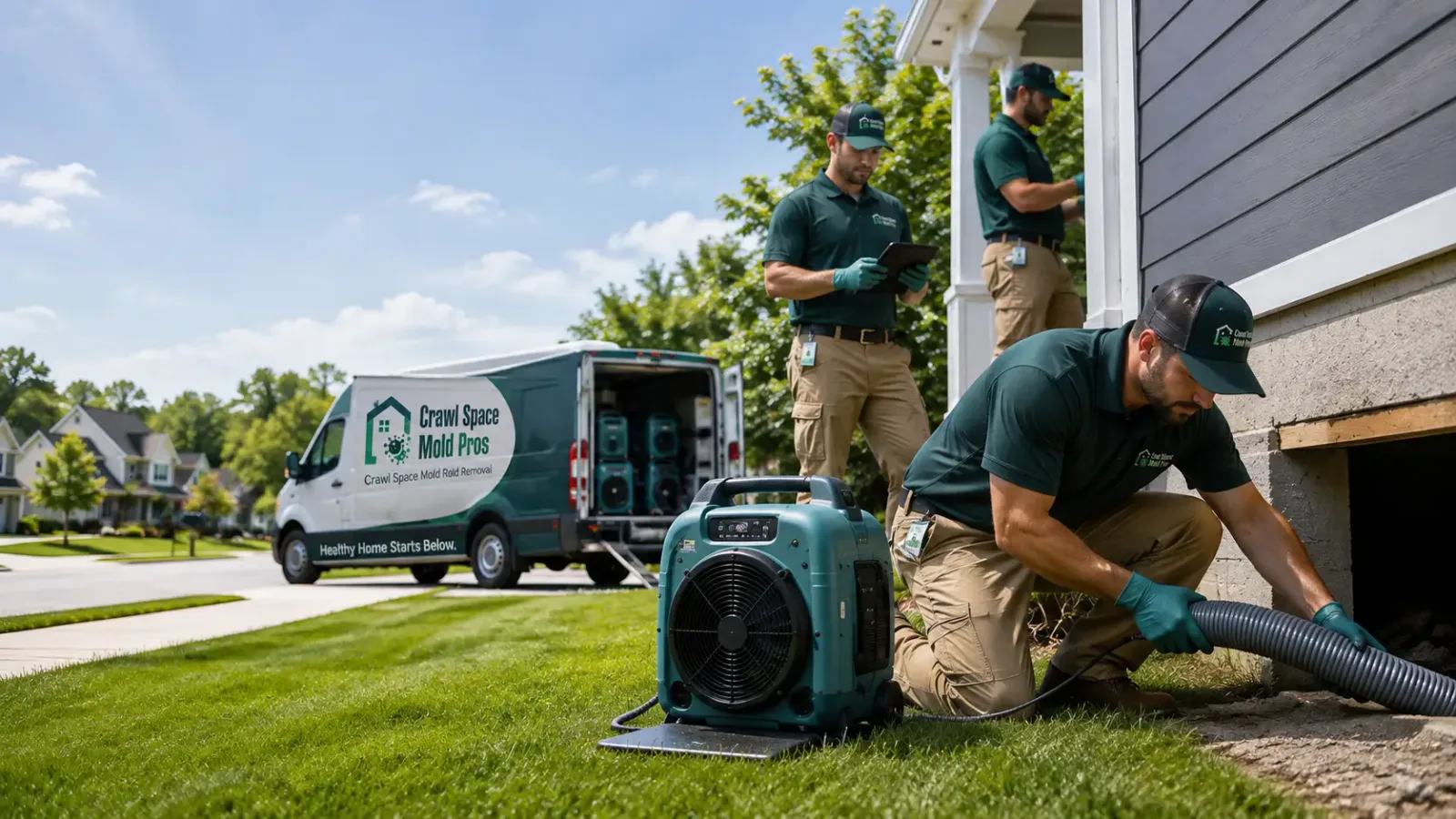 Crawl Space Mold Removal in Deer Park, WI